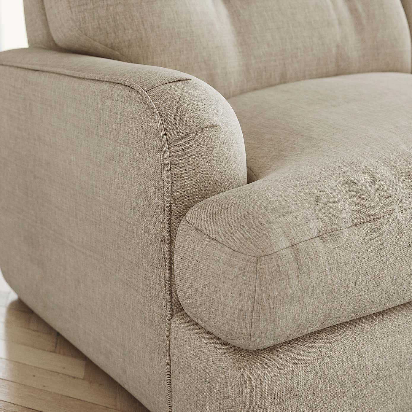 Slub Faux Linen Fabric Sample