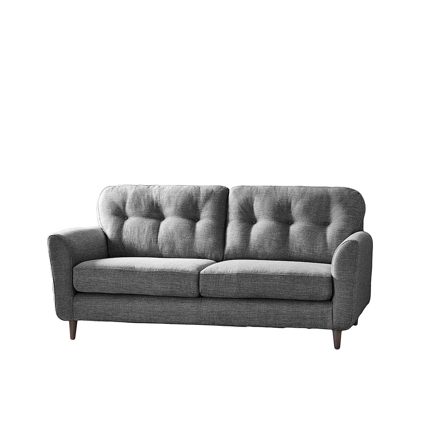 Sven Tonal Weave 3 Seater Sofa