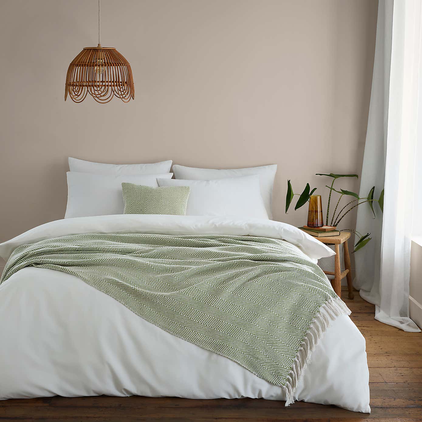 Jenson Herringbone Throw 235cm x 235cm