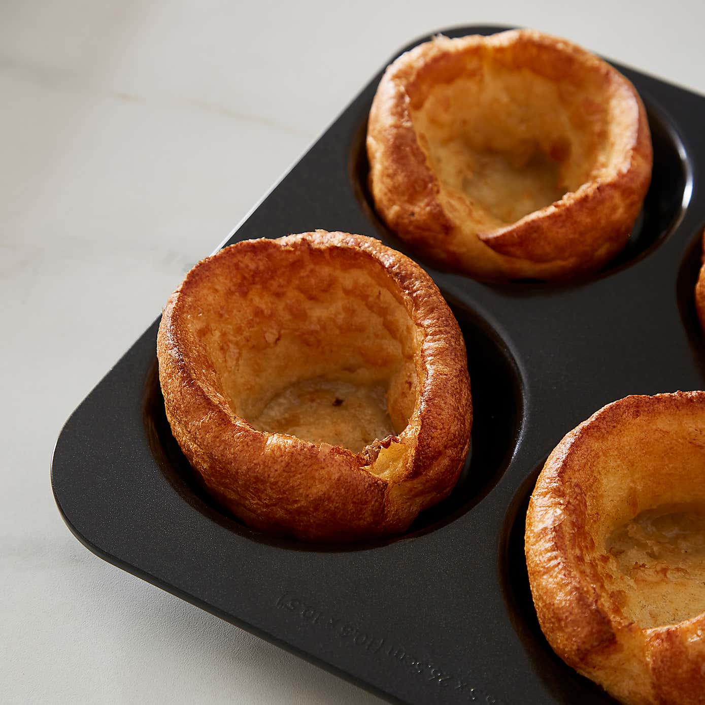 Heavy Gauge Non-stick Yorkshire Pud Tray,  4 cup