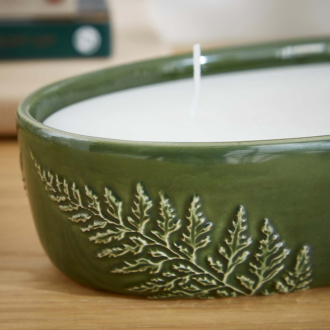 Churchgate Olive Leaf & Fern Oval Multi Wick Candle