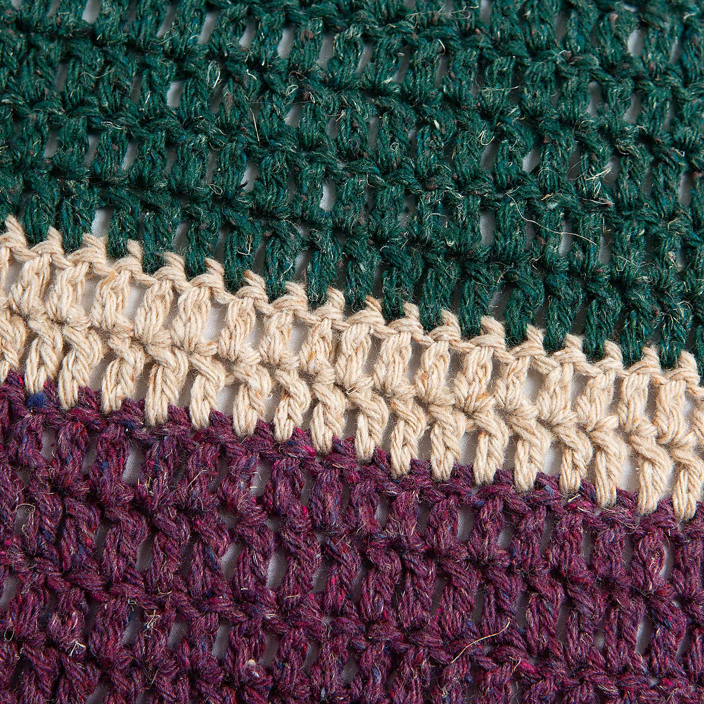 Wool Couture Rainbow Cushion Jewel Crochet Kit