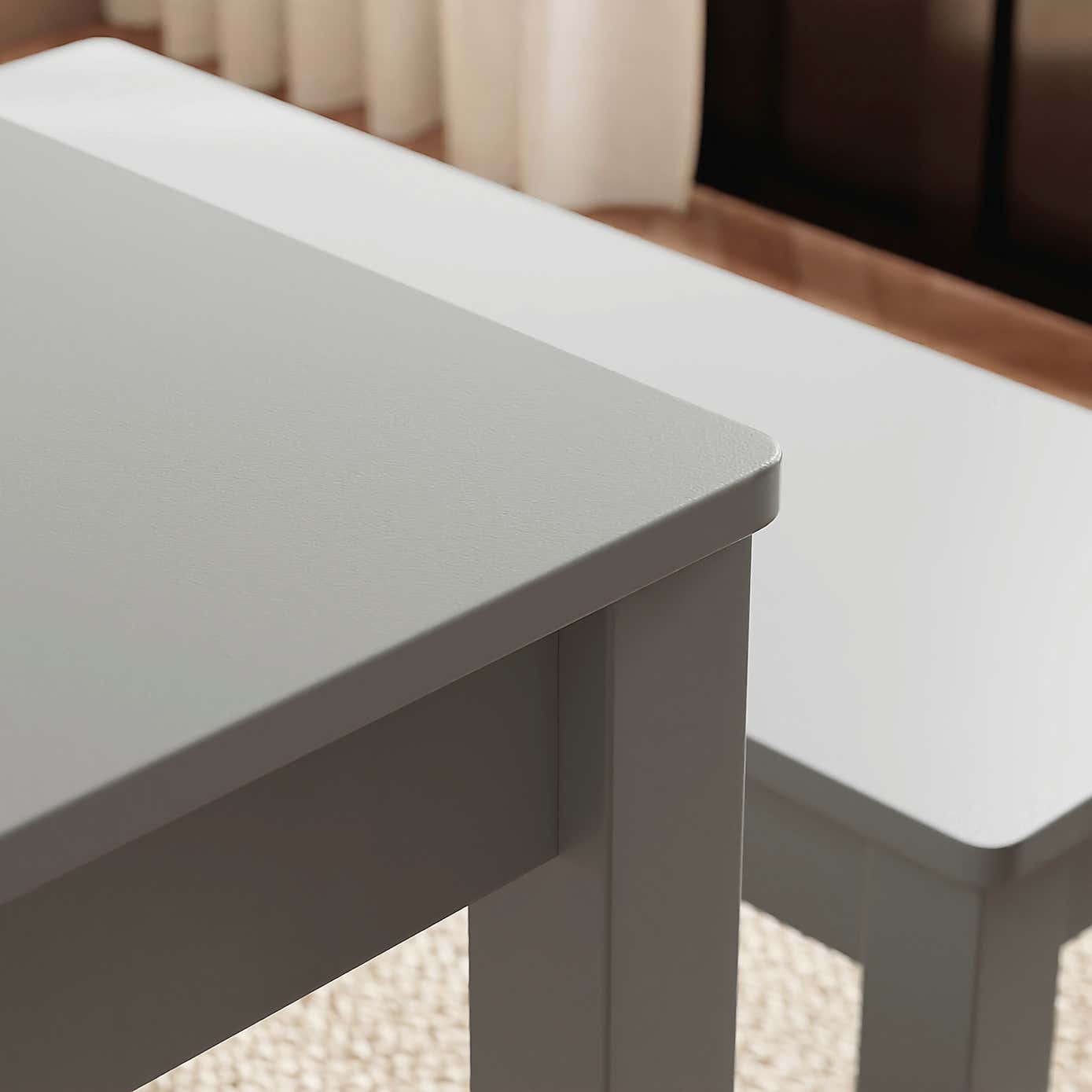 Lynton 4 Seater Dining Table and Bench Set