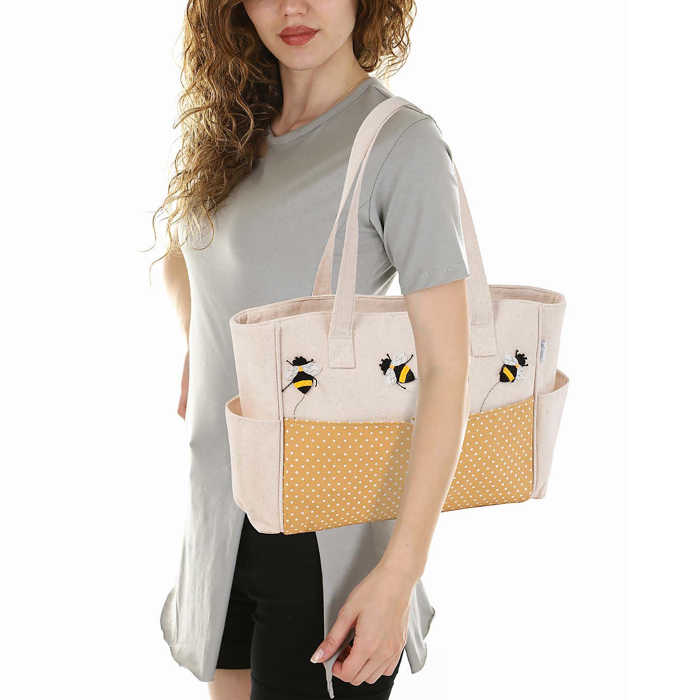 Hobby Gift Applique Bee Craft Bag