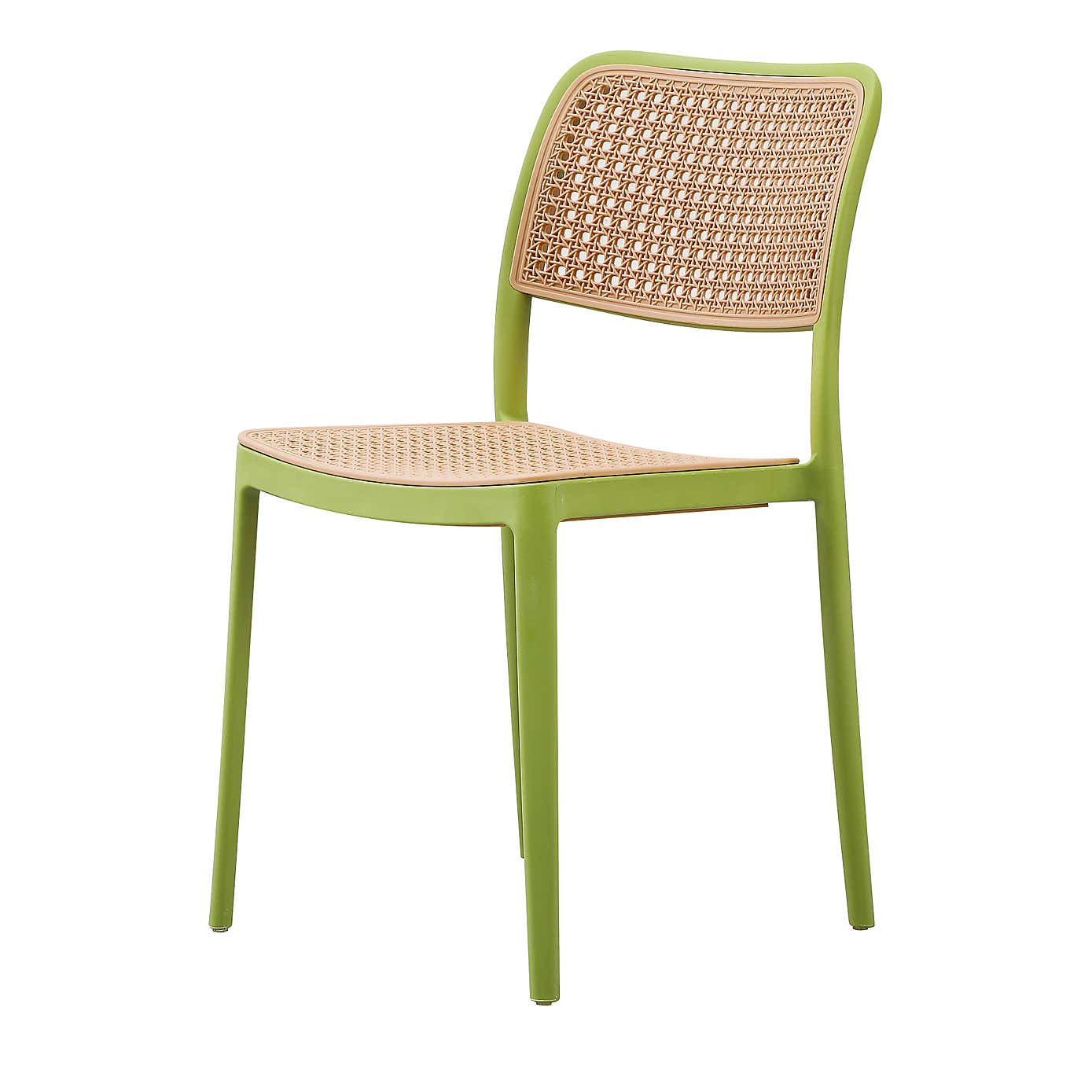 Fusion Living Plastic Cafe Dining Chair