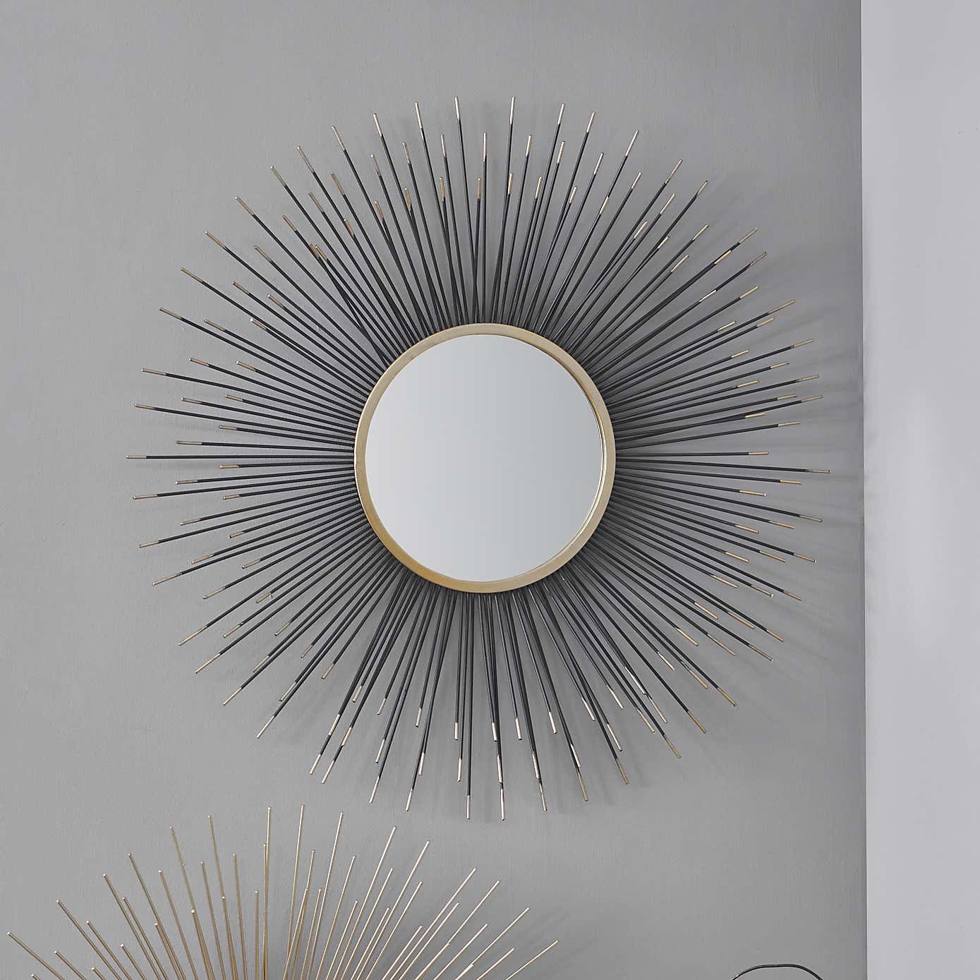 Starburst Round Wall Mirror