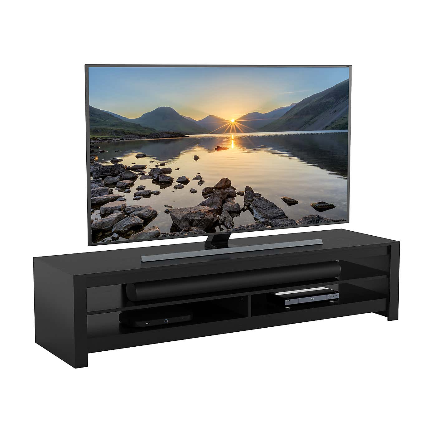 Calibre Wide TV Stand 180cm, Oak Effect