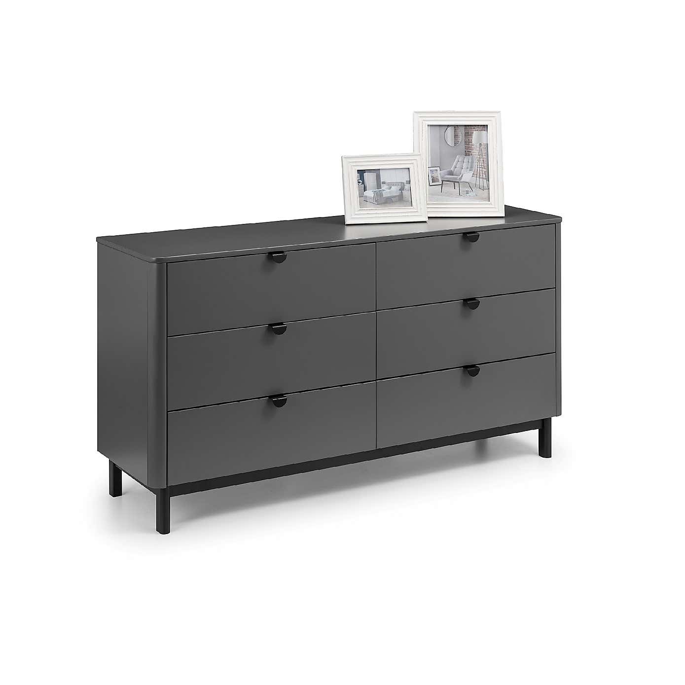 Chloe Wide 6 Drawer Chest