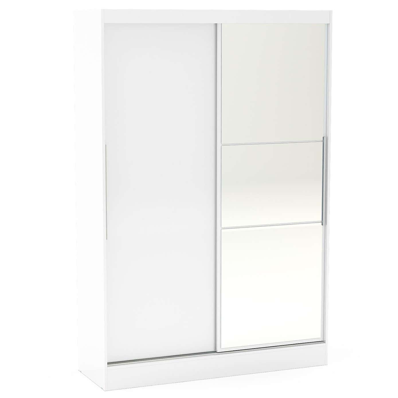 Lynx Grey Double Sliding Wardrobe