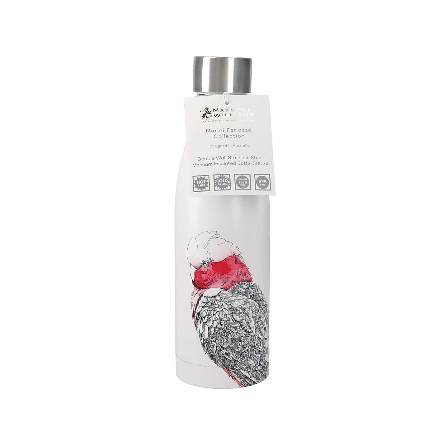 Maxwell and Williams Leakproof Insulated Stainless Steel Galah Water Bottle