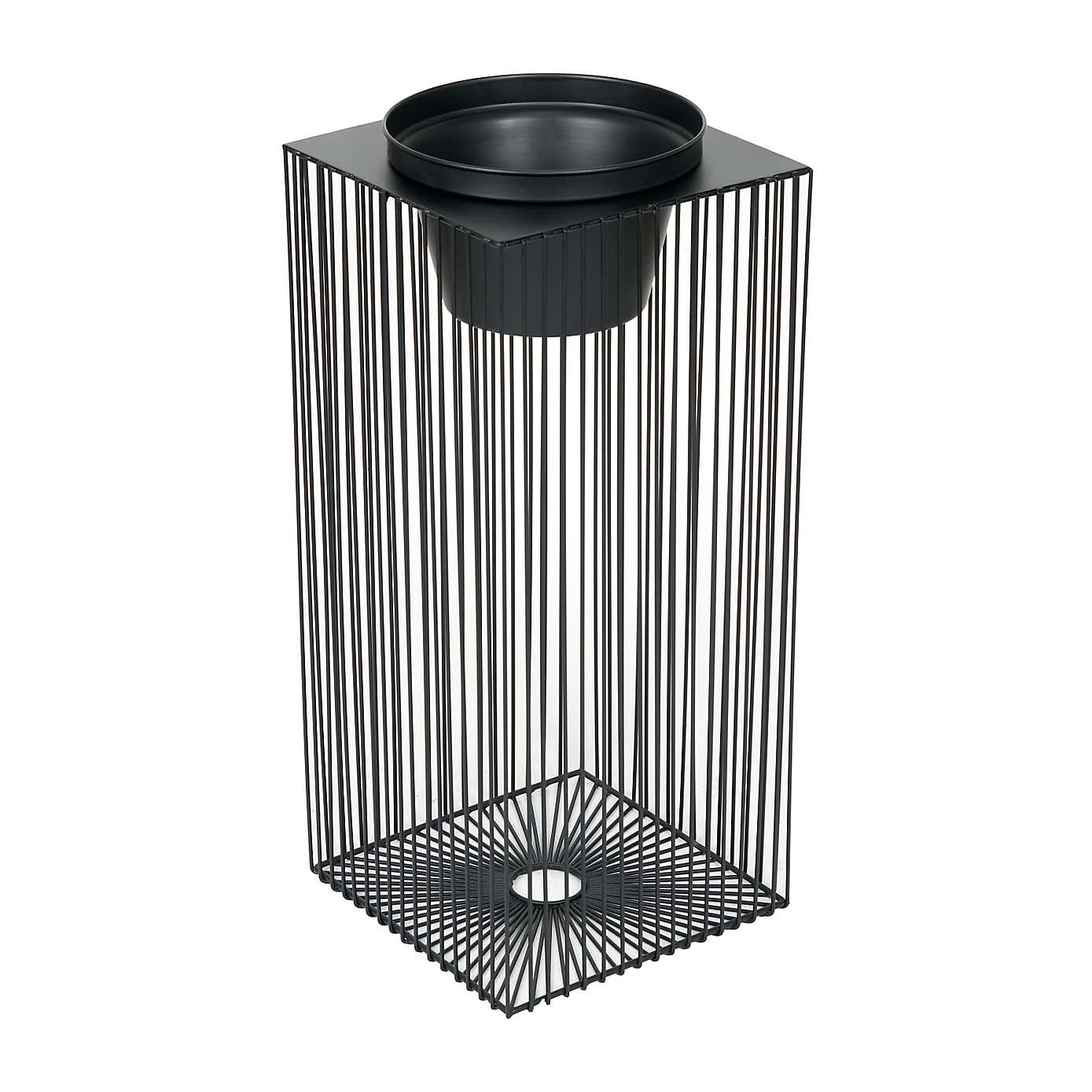 Rectangular Metal Strut Planter