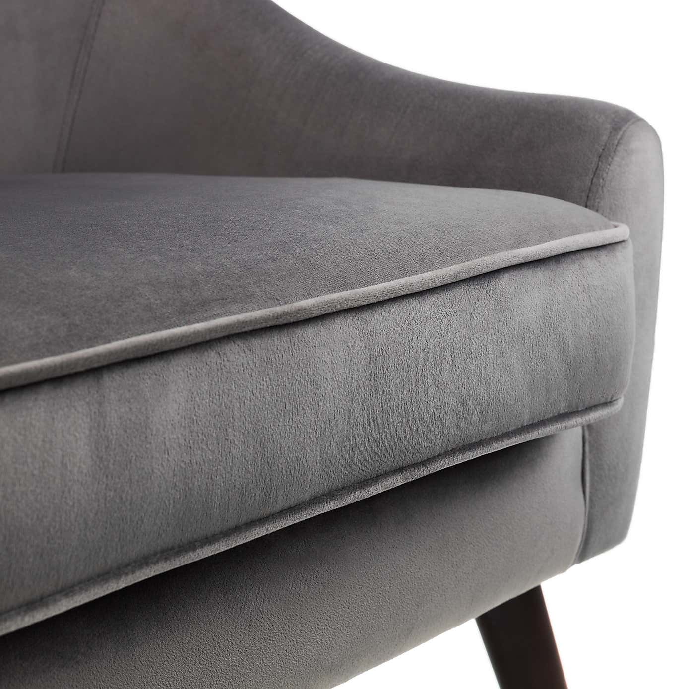 Elliot Armchair, Velvet