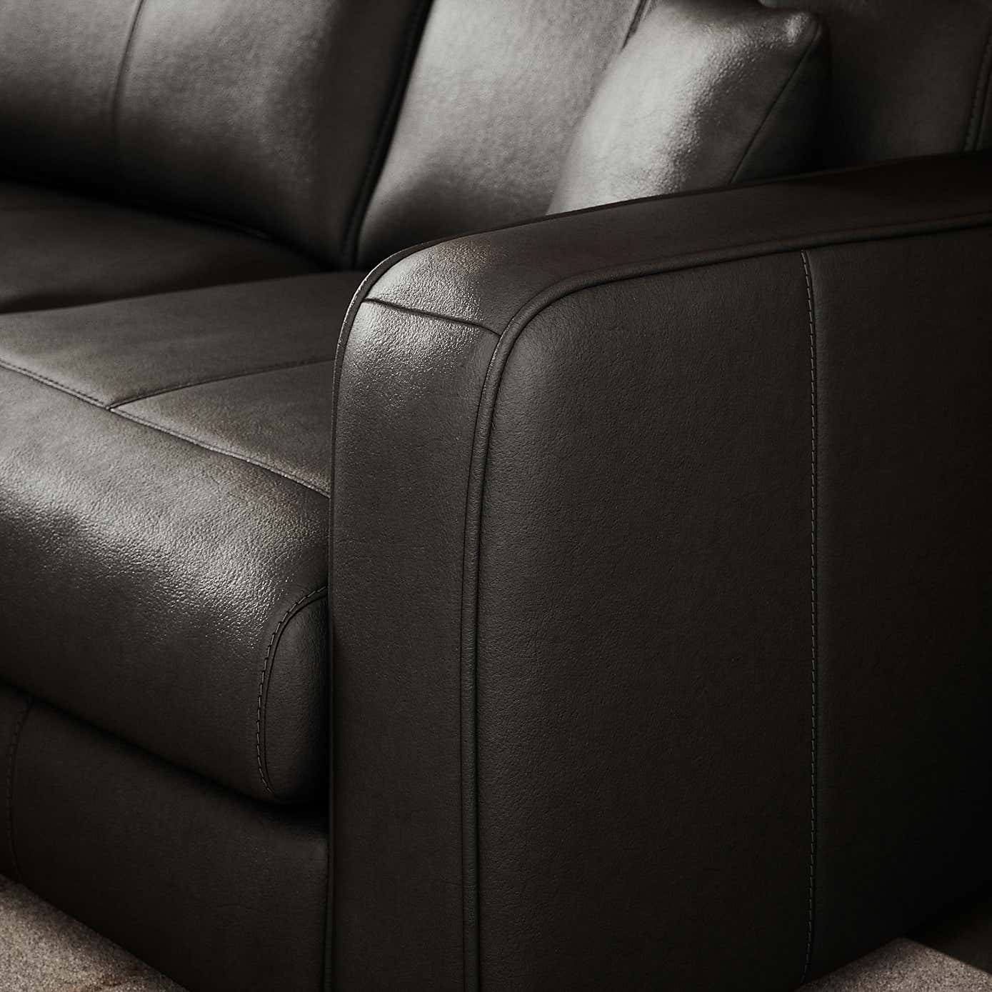 Carson Vintage Leather Large Corner Chaise Sofa