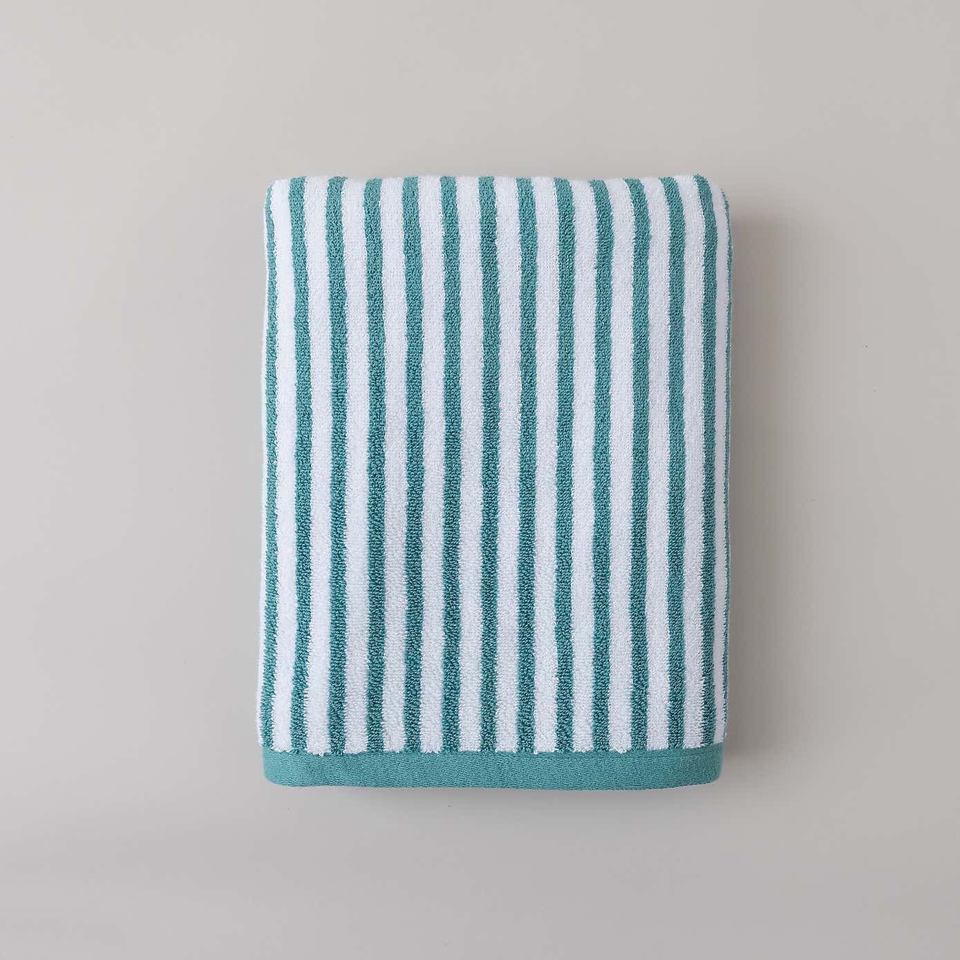 Reversible Striped Cotton Towel