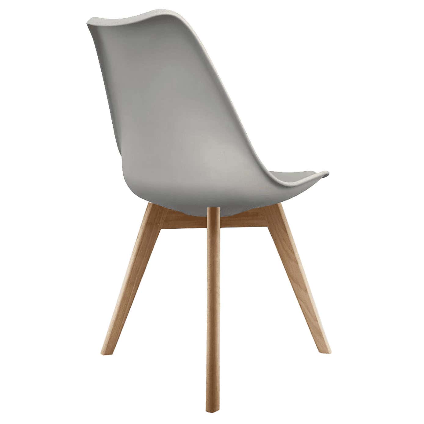 Fusion Living Soho Plastic Dining Chair with Squared Legs
