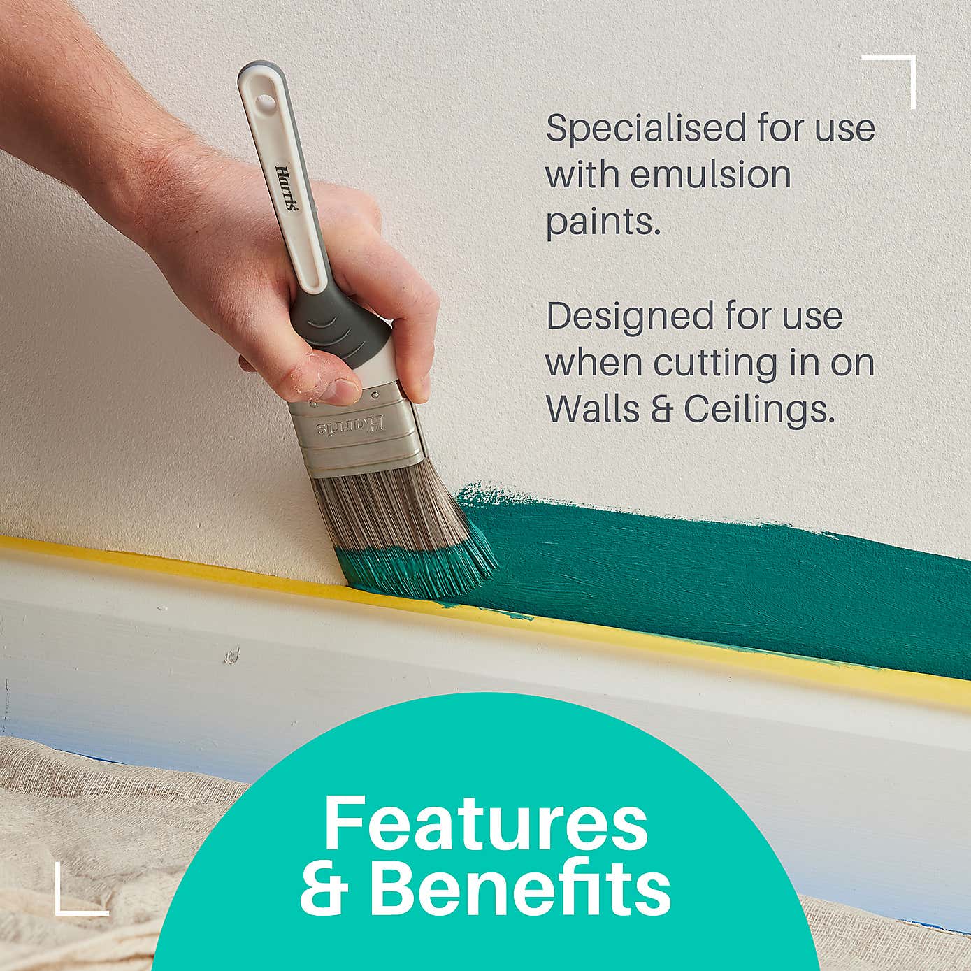 Seriously Good Walls & Ceiling Paint Brush 2"/50mm