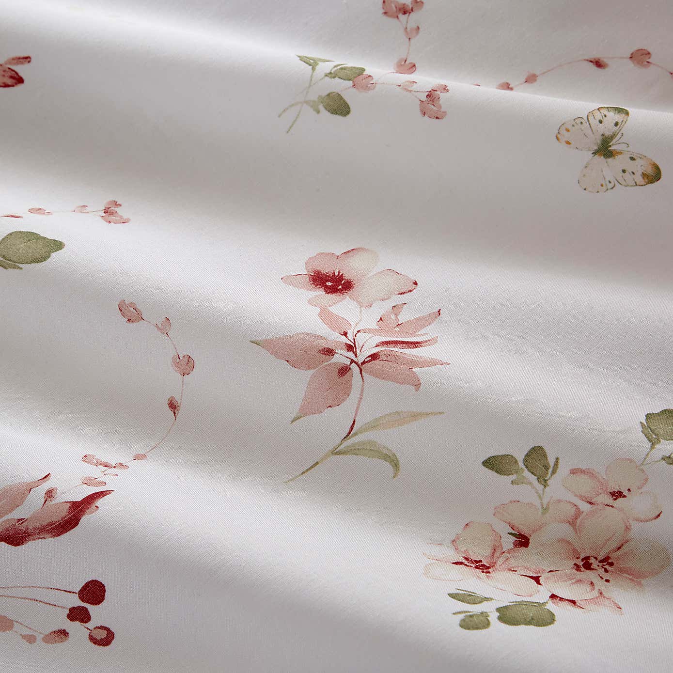 Nola Floral Blue Duvet Cover and Pillowcase Set