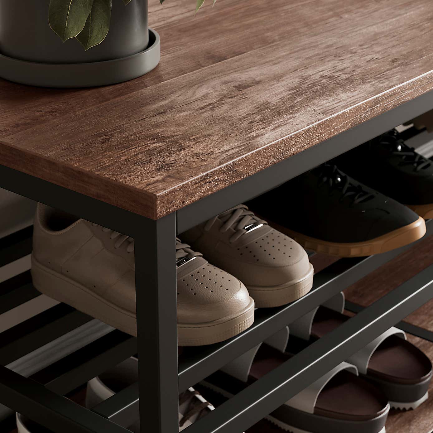 Fulton Open Shoe Bench