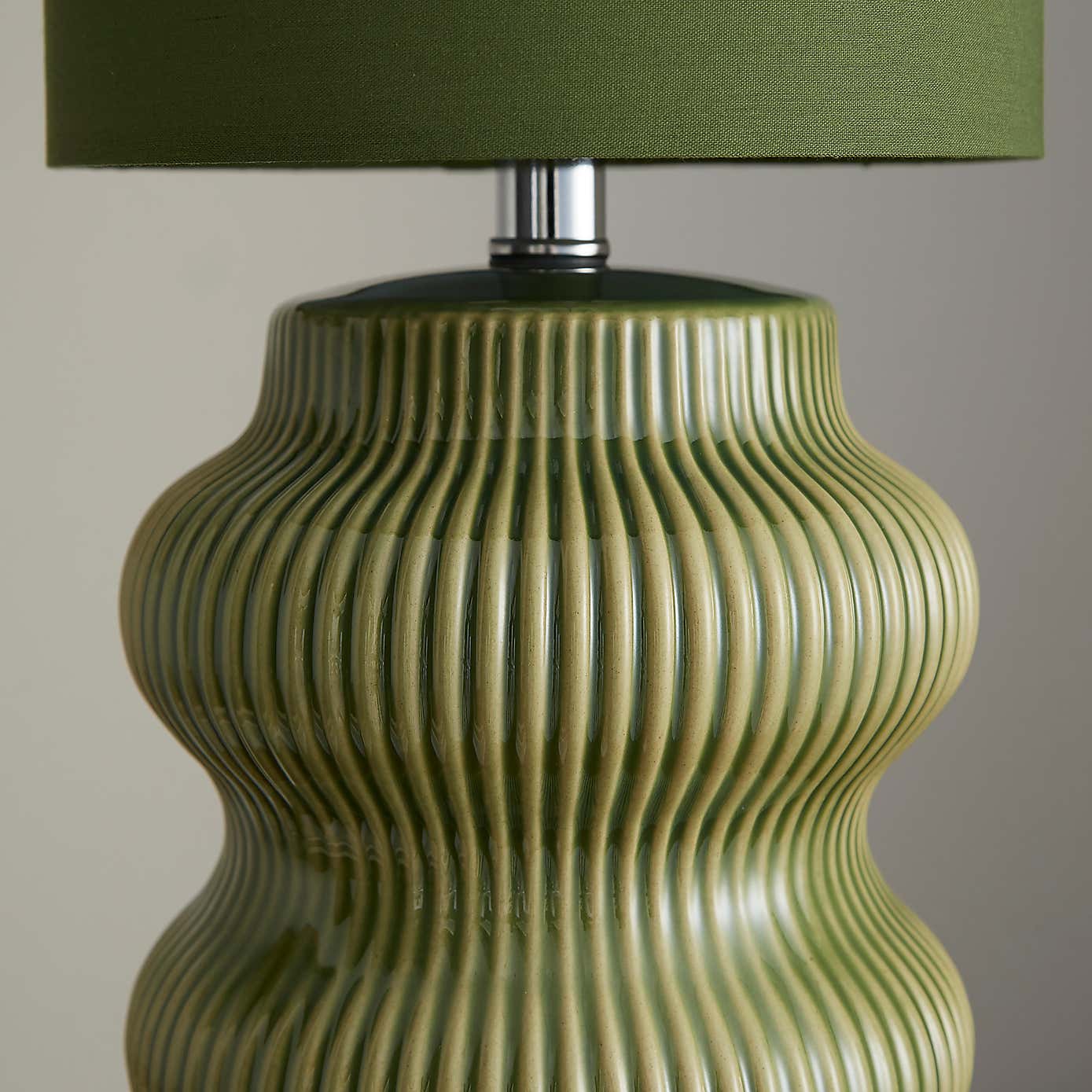Pippin Ribbed Ceramic Table Lamp