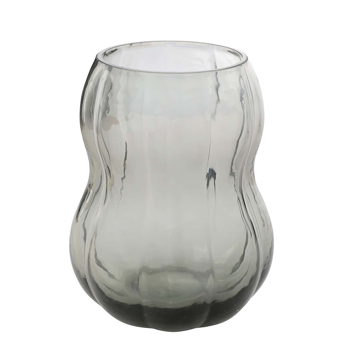 Hestia Glass Black Vase