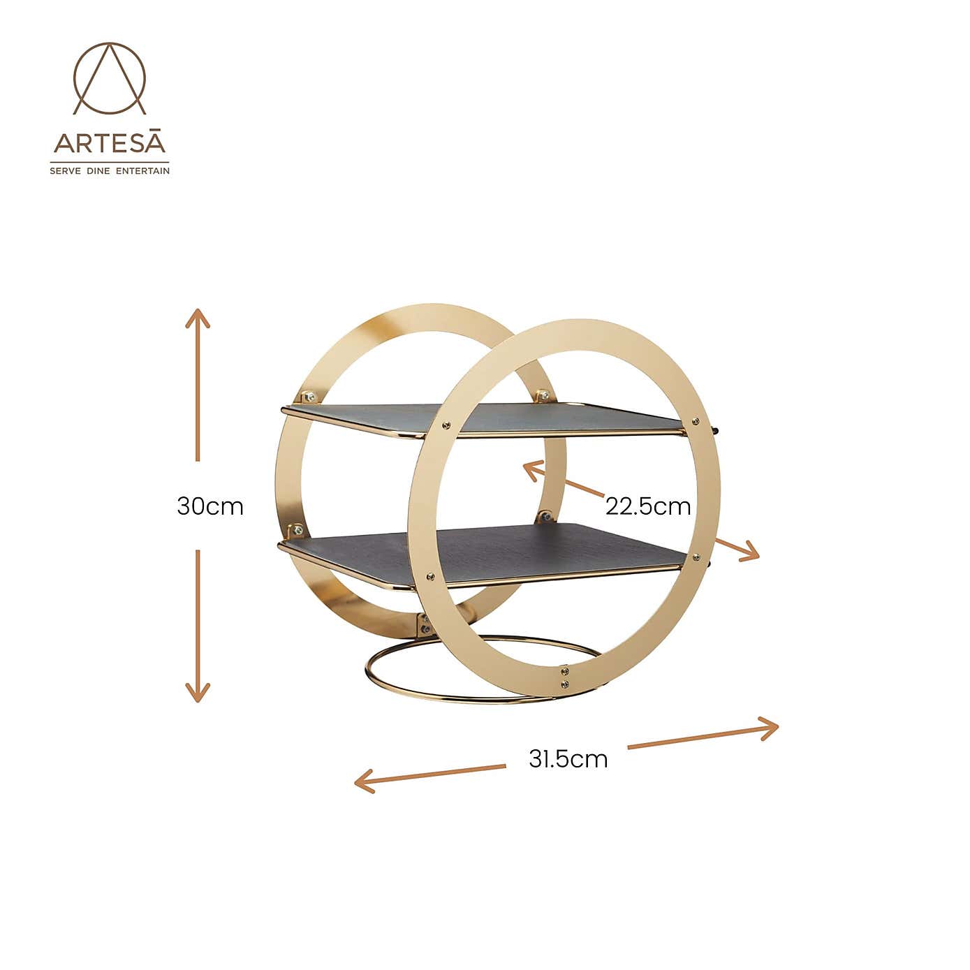 Artesà Wheel Frame Serving Stand