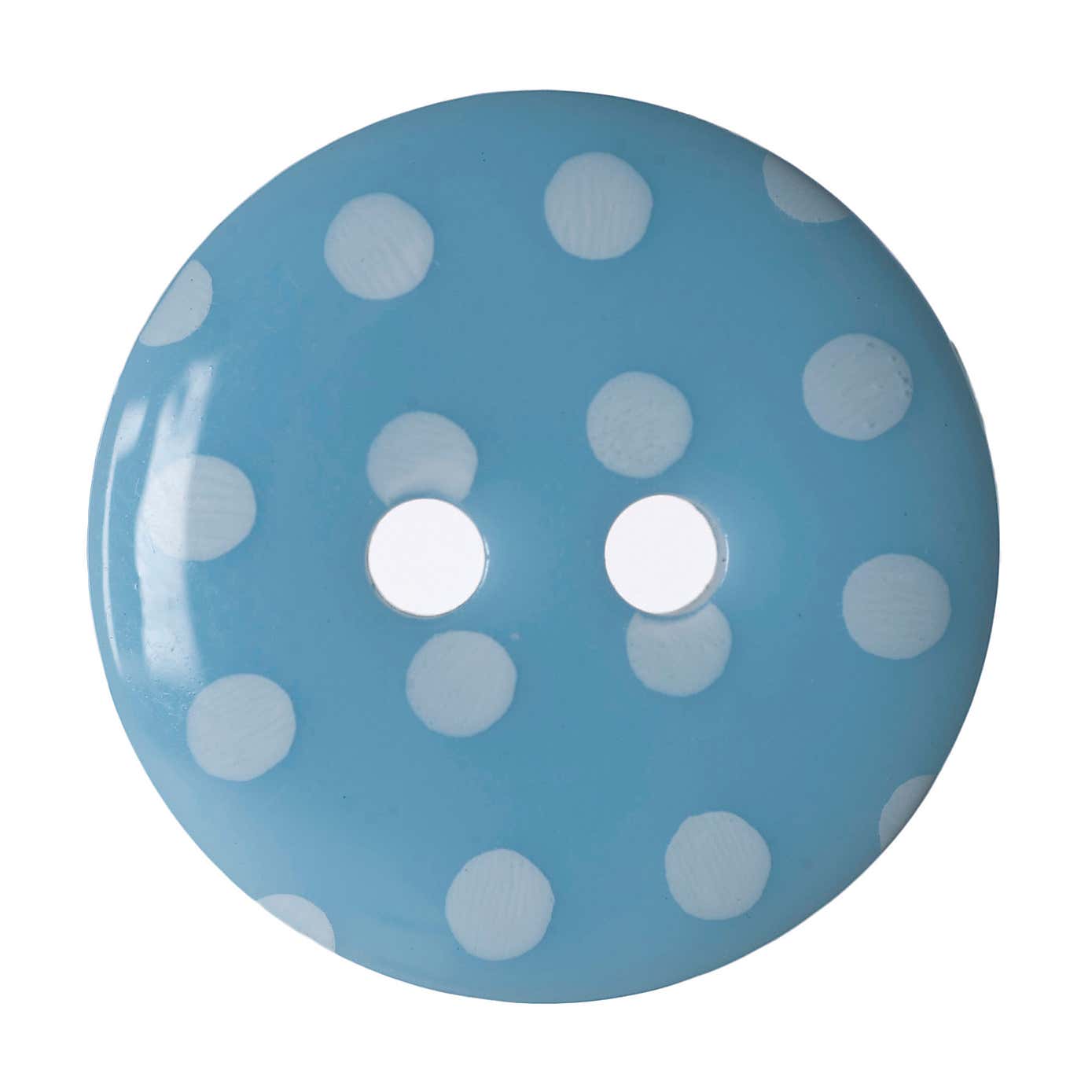 Round Polka Dot Buttons 15mm Pack of 6