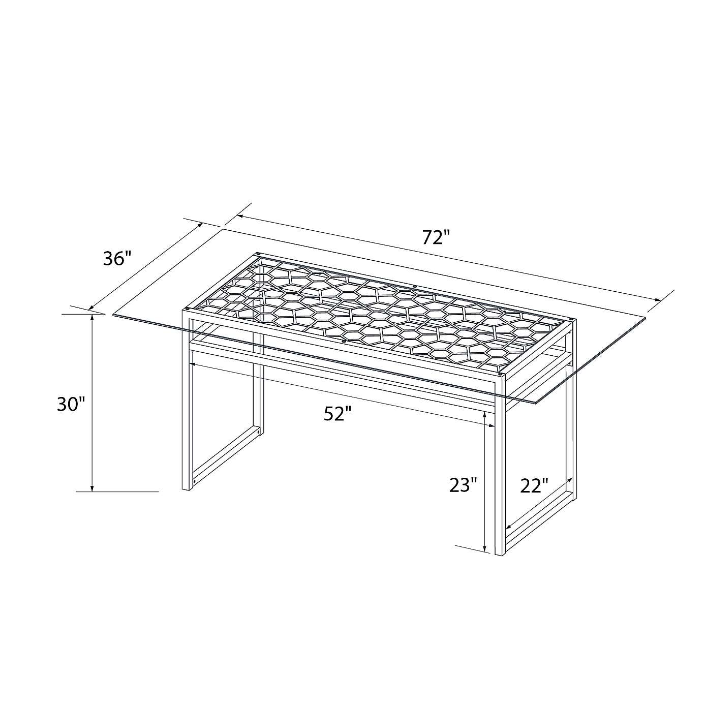 Cosmo Juliette Dining Table