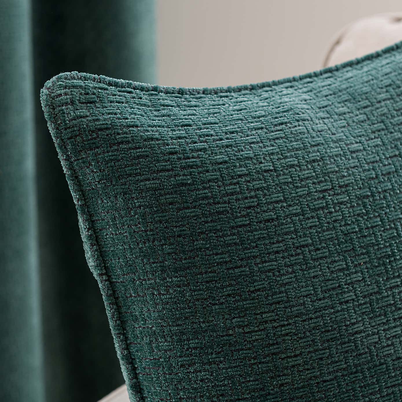 Alayna Chenille Pencil Pleat Curtains