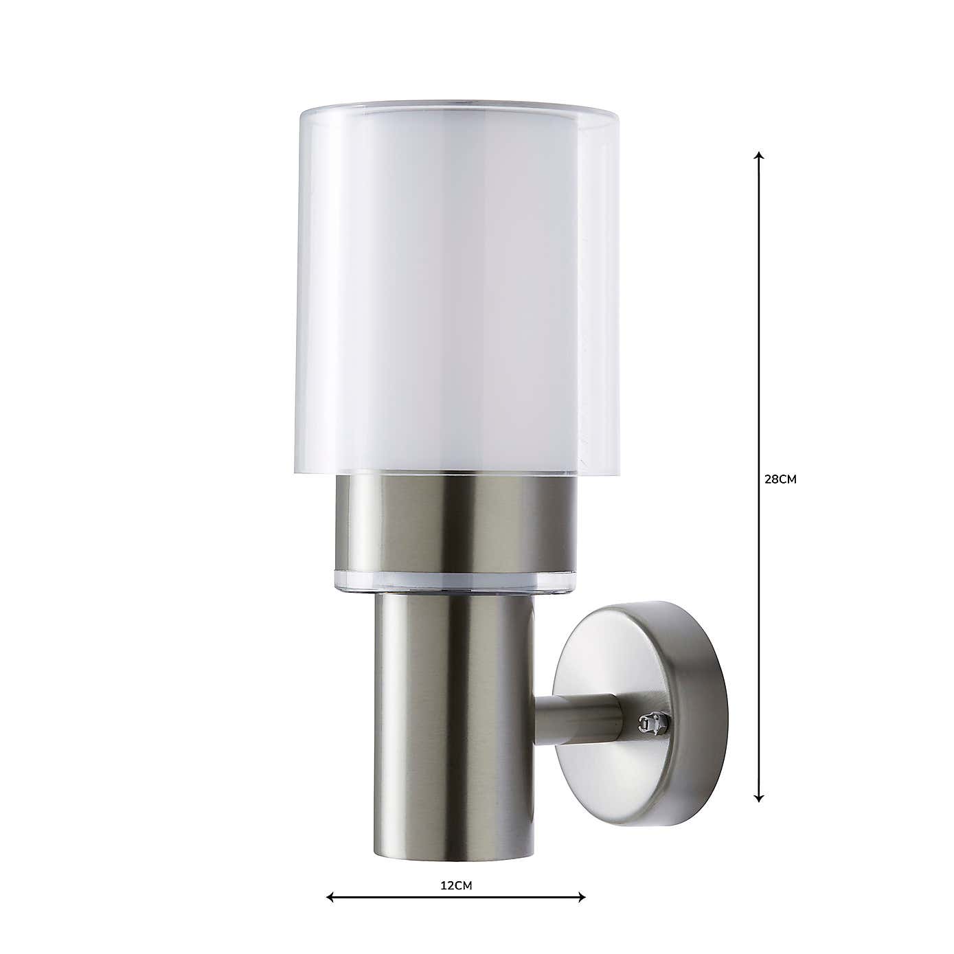 Adoni Steel Outdoor Wall Light