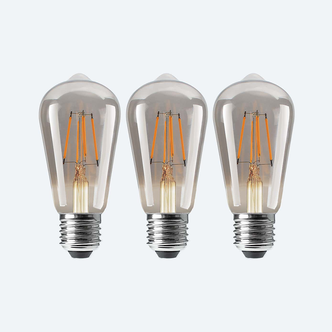 Marsden Pack of 3 Smoked Dimmable Bulbs 4W
