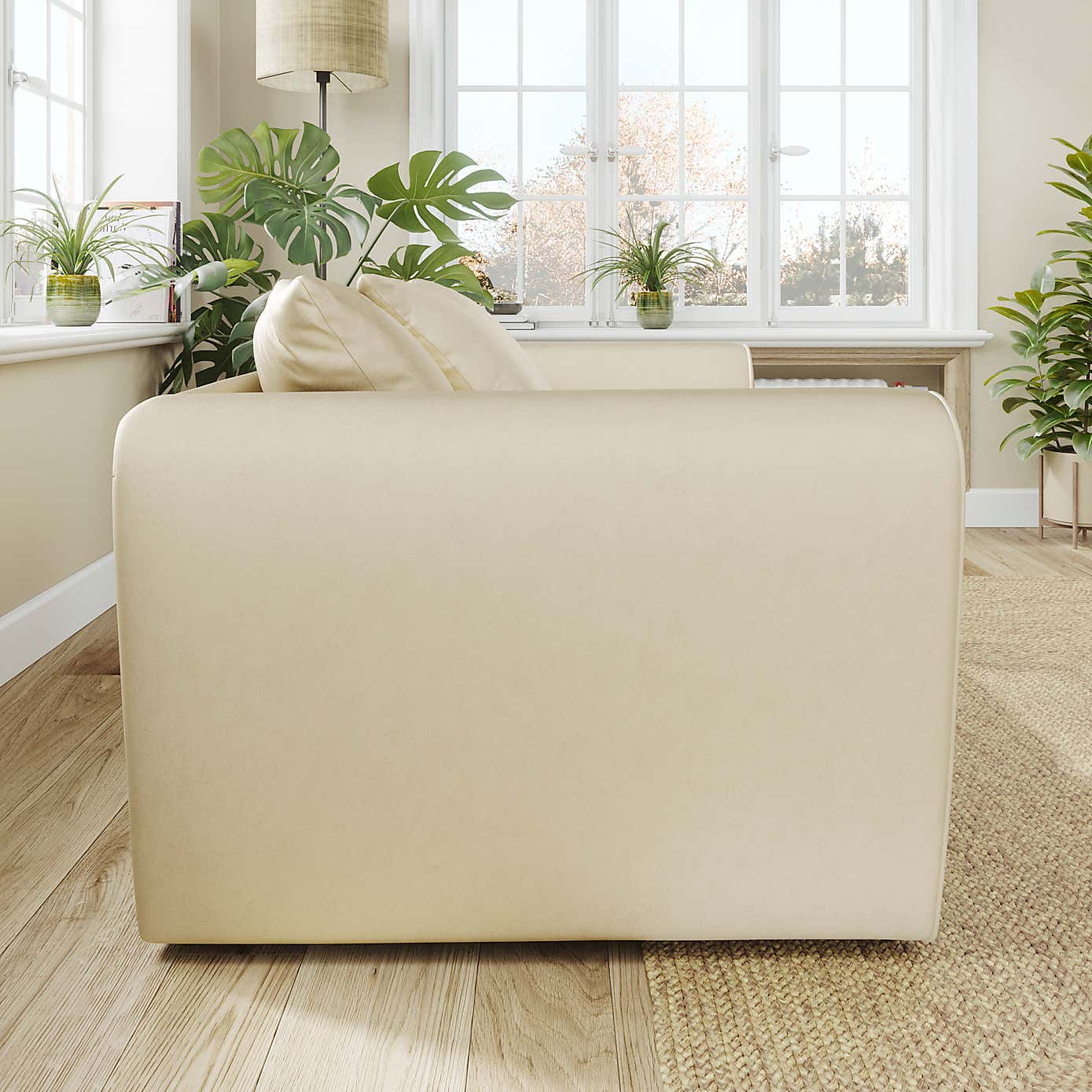 Blake Curved Arm Opulent Velvet 2 Seater Sofa