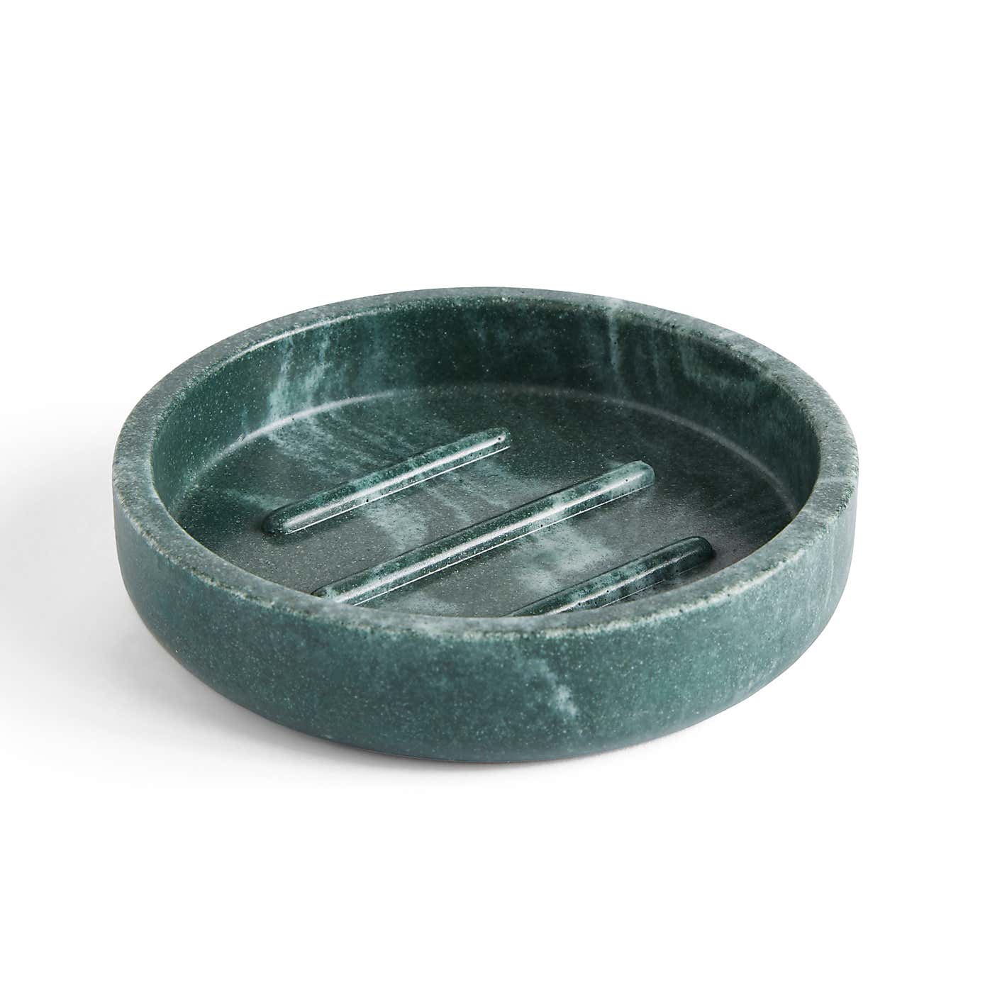 Nouveau Green Marble Resin Soap Dish