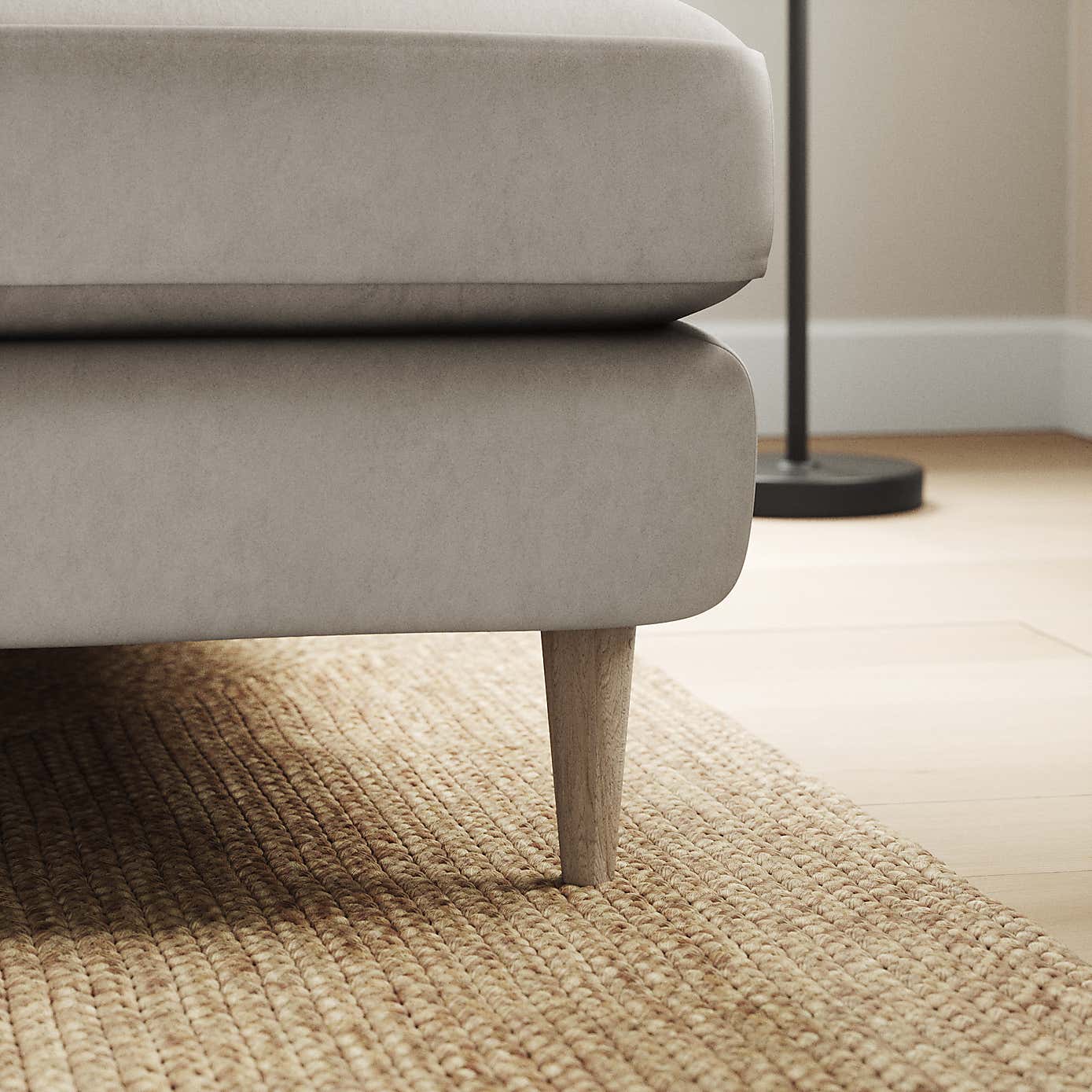 Sven Opulent Velvet Large Corner Chaise Sofa