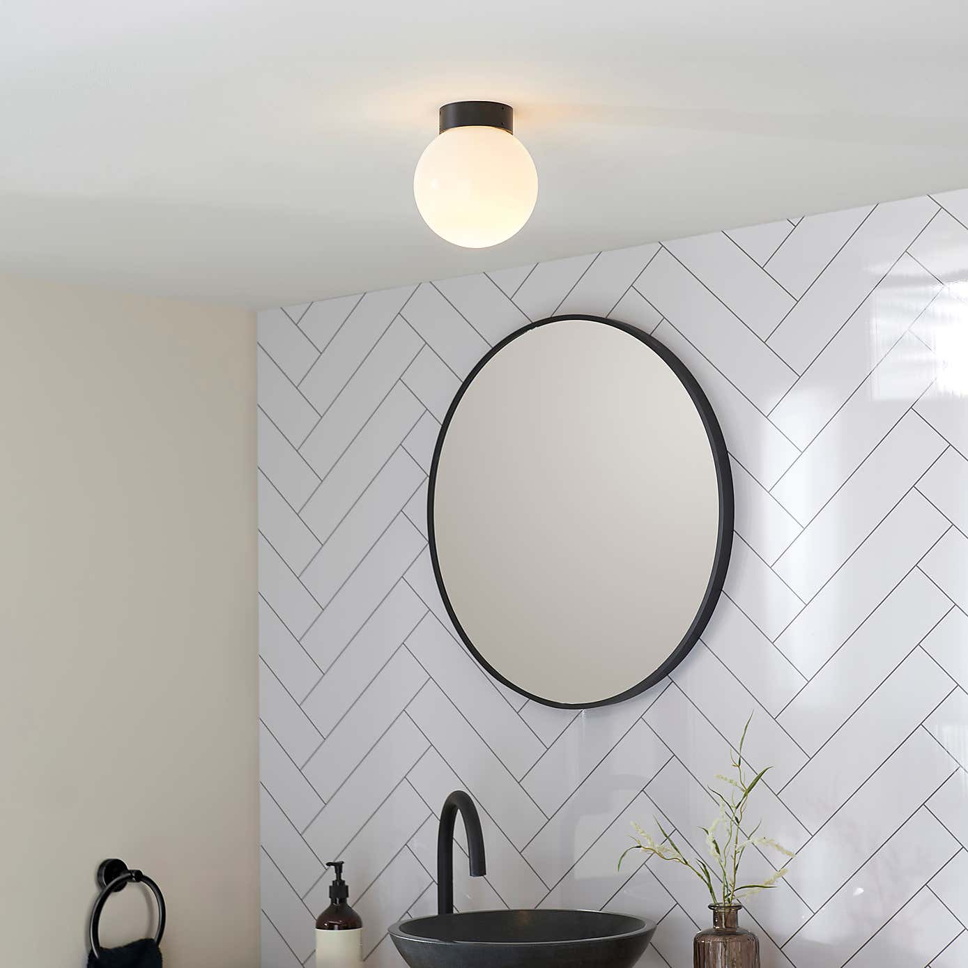 Sligo Industrial Outdoor Flush Ceiling Light