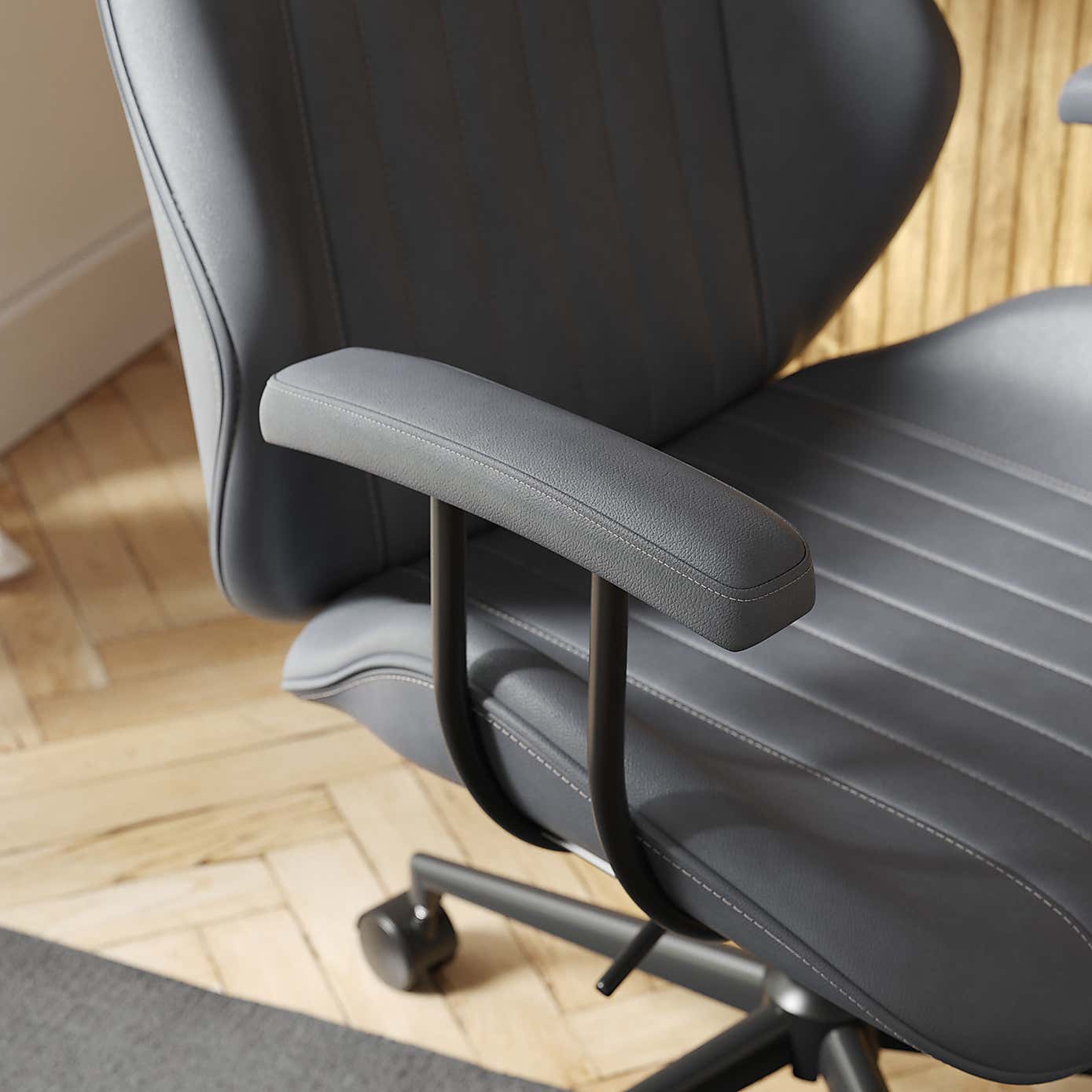 Clement Faux Leather Office Chair