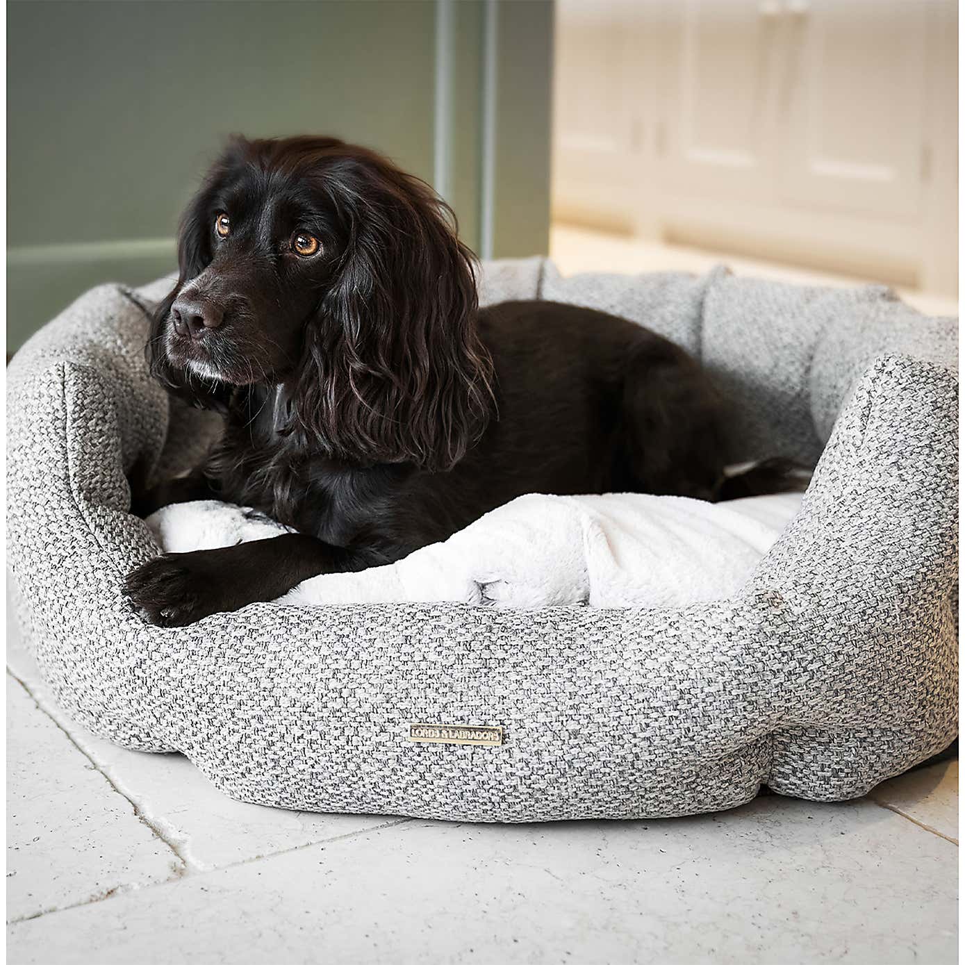 Lords and Labradors Essentials Herdwick Oval Dog Bed
