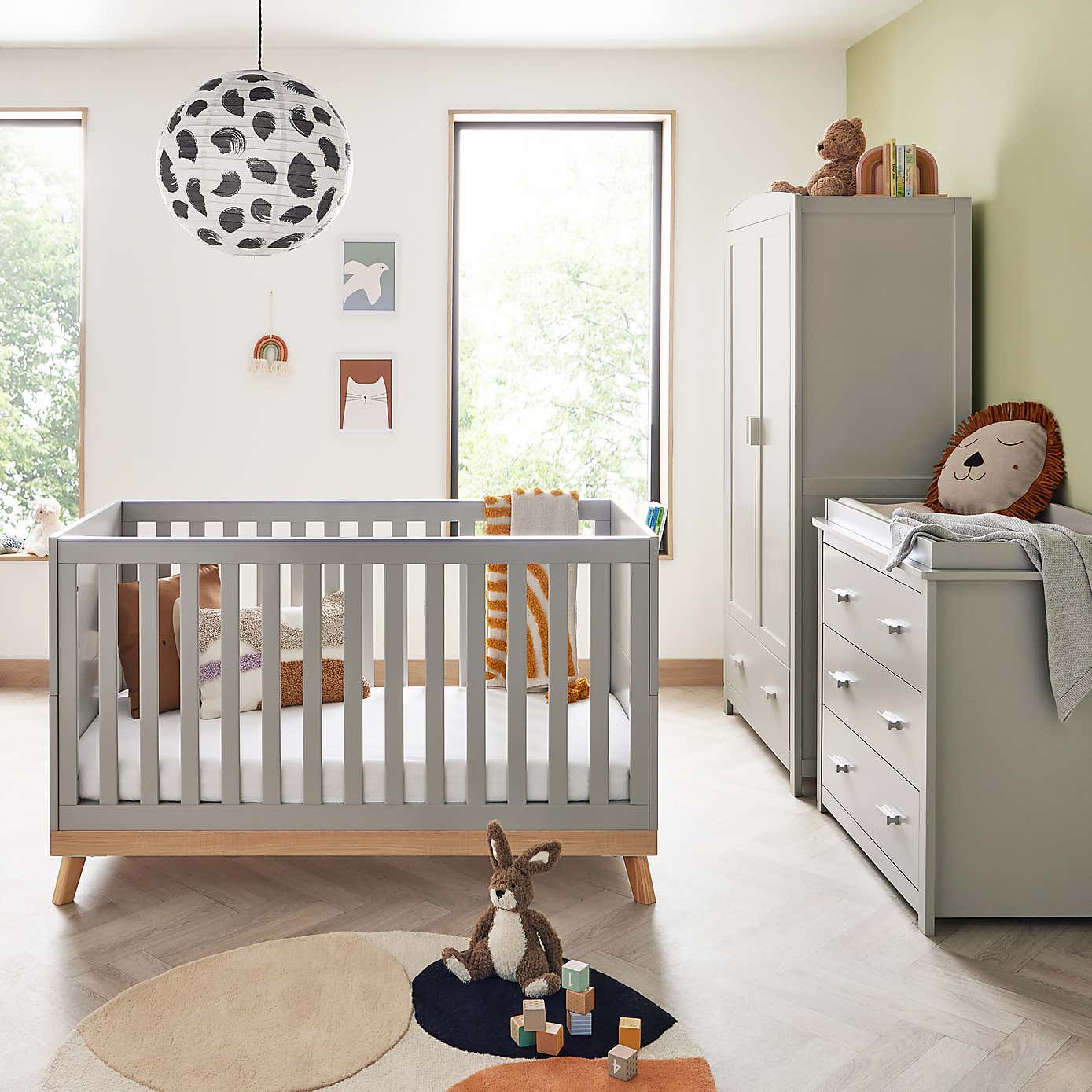 Babymore Mona 3 Piece Nursery Furniture Set