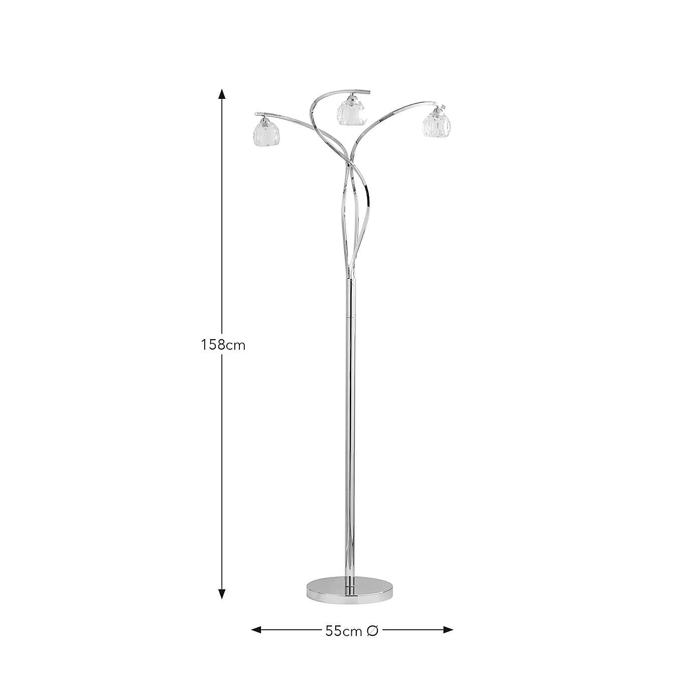 Alena 3 Light Floor Lamp