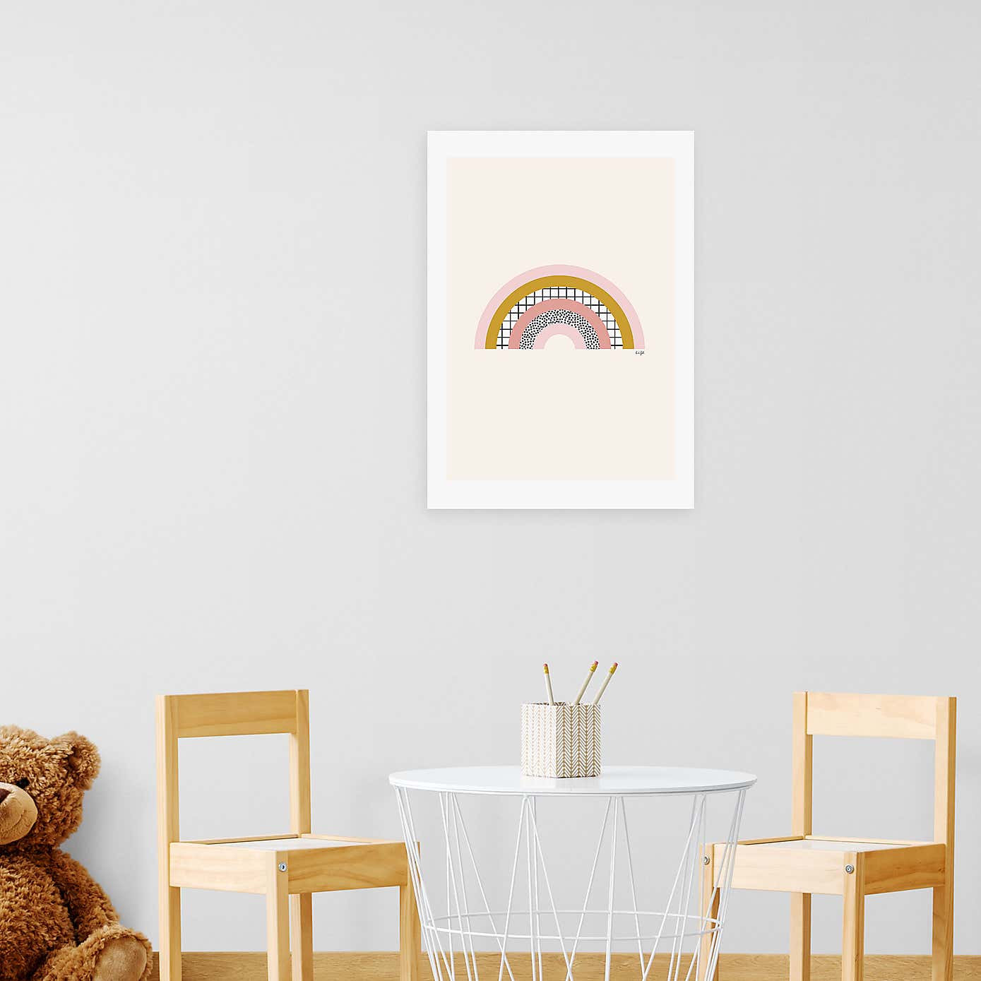 East End Prints Graphic Rainbow Print
