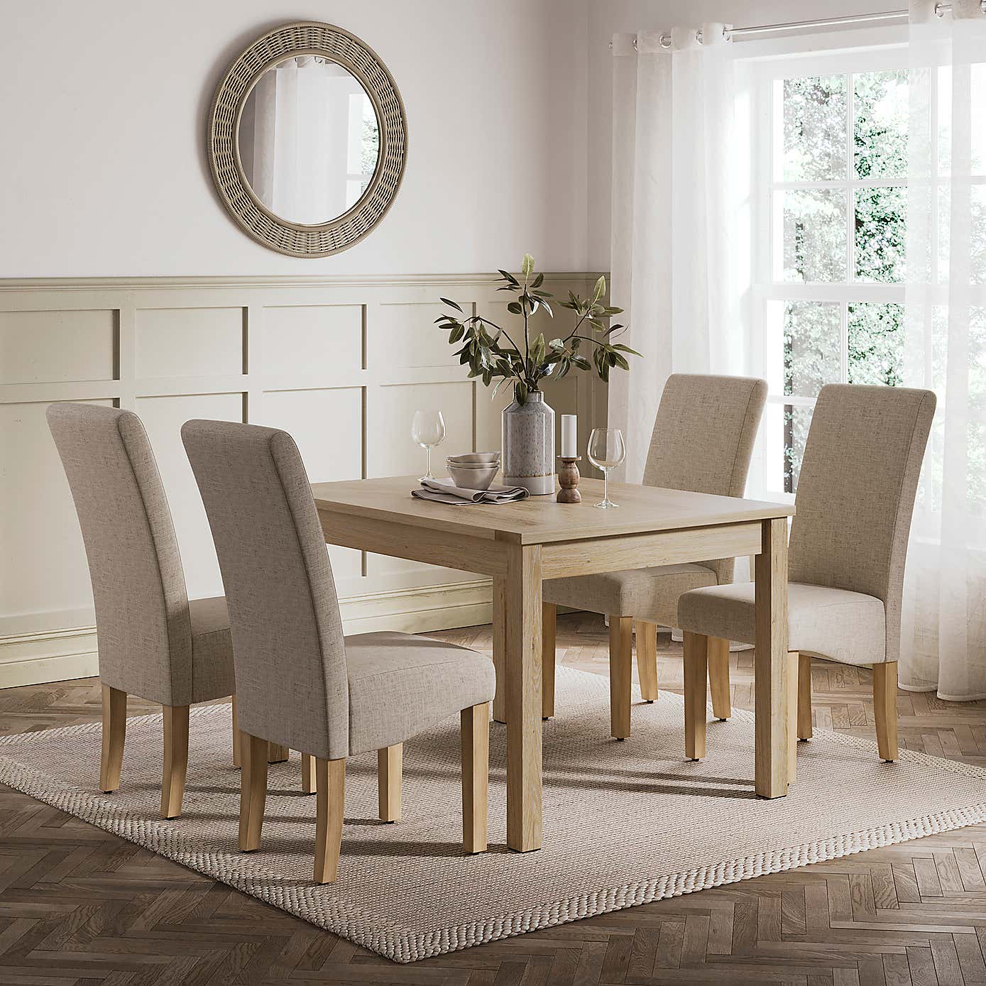 Olney Compact 6 Seater Rectangular Dining Table