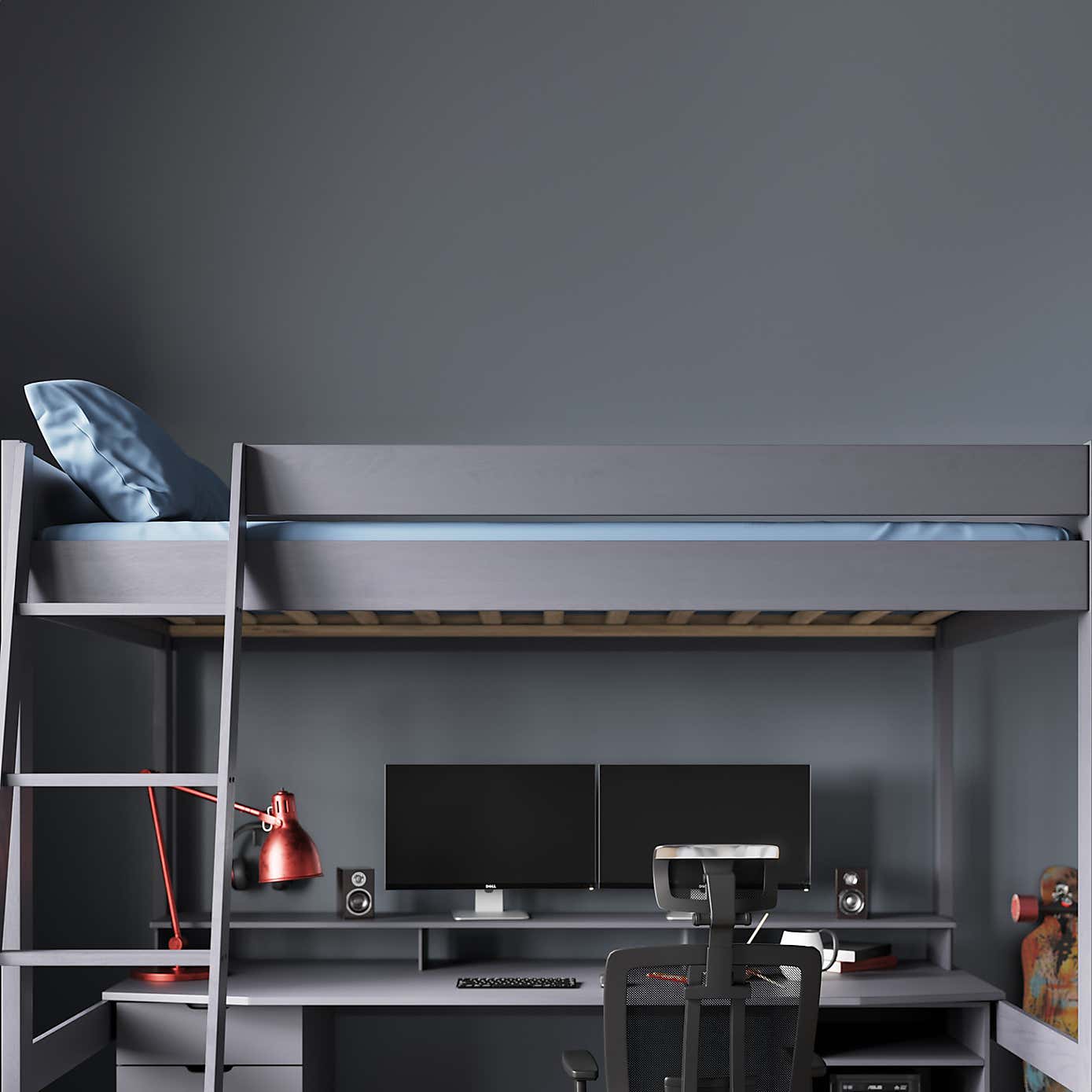 Tera Gaming High Sleeper Bed Frame