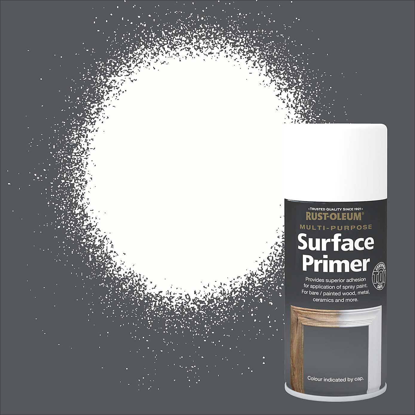 Rust-Oleum Matt White Spray Surface Primer 150ml