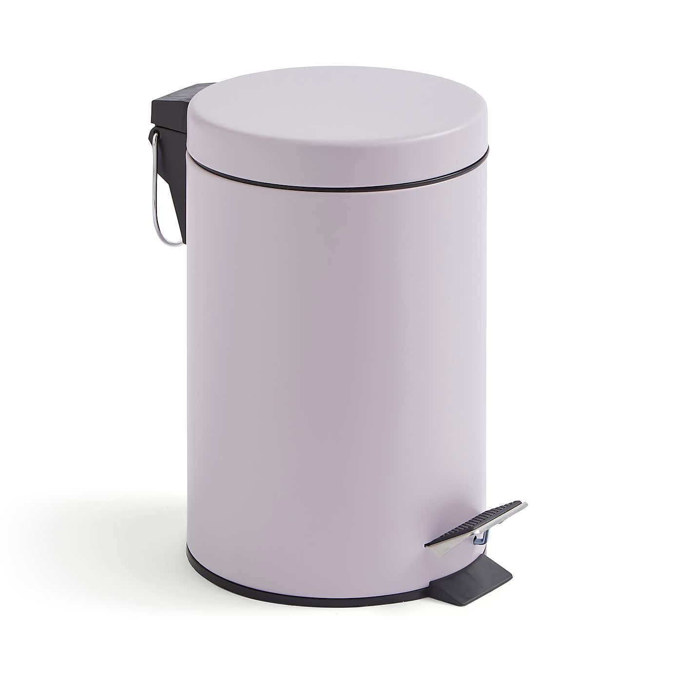 Black 3 Litre Bathroom Bin