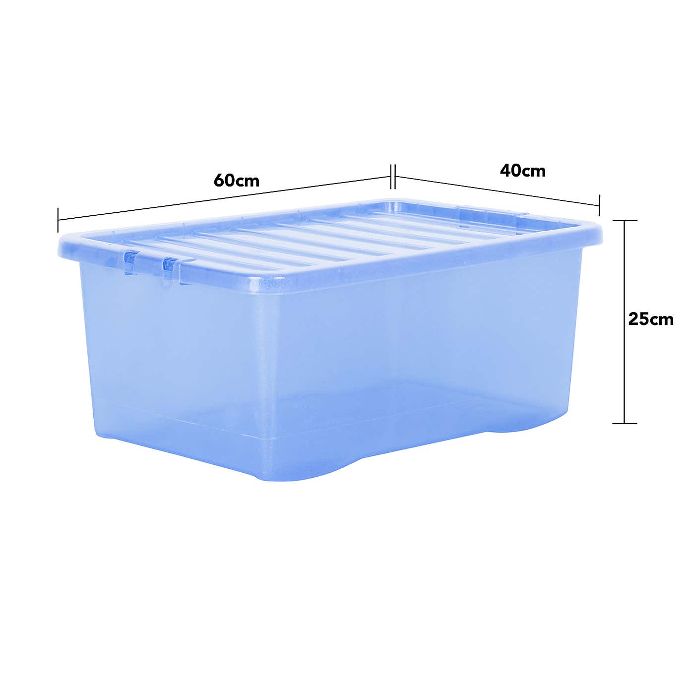 Wham Crystal Set of 5 Storage Boxes & Lids