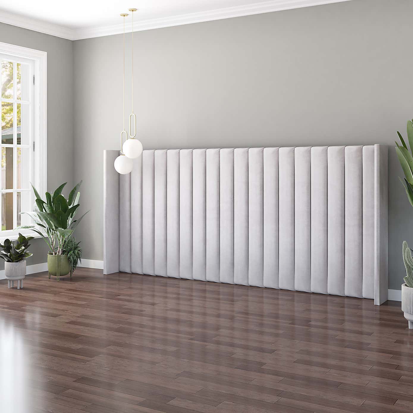 Grandeur Plush Velvet Headboard