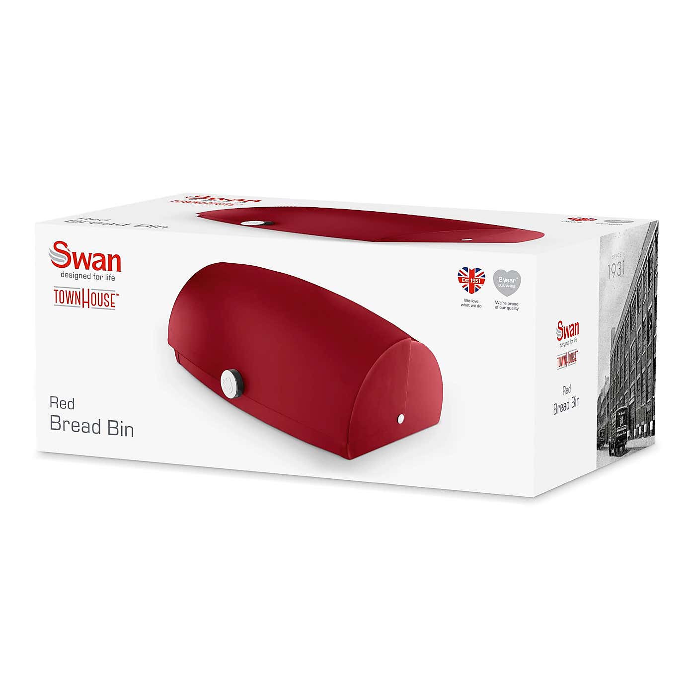 Swan Townhouse Bread Bin