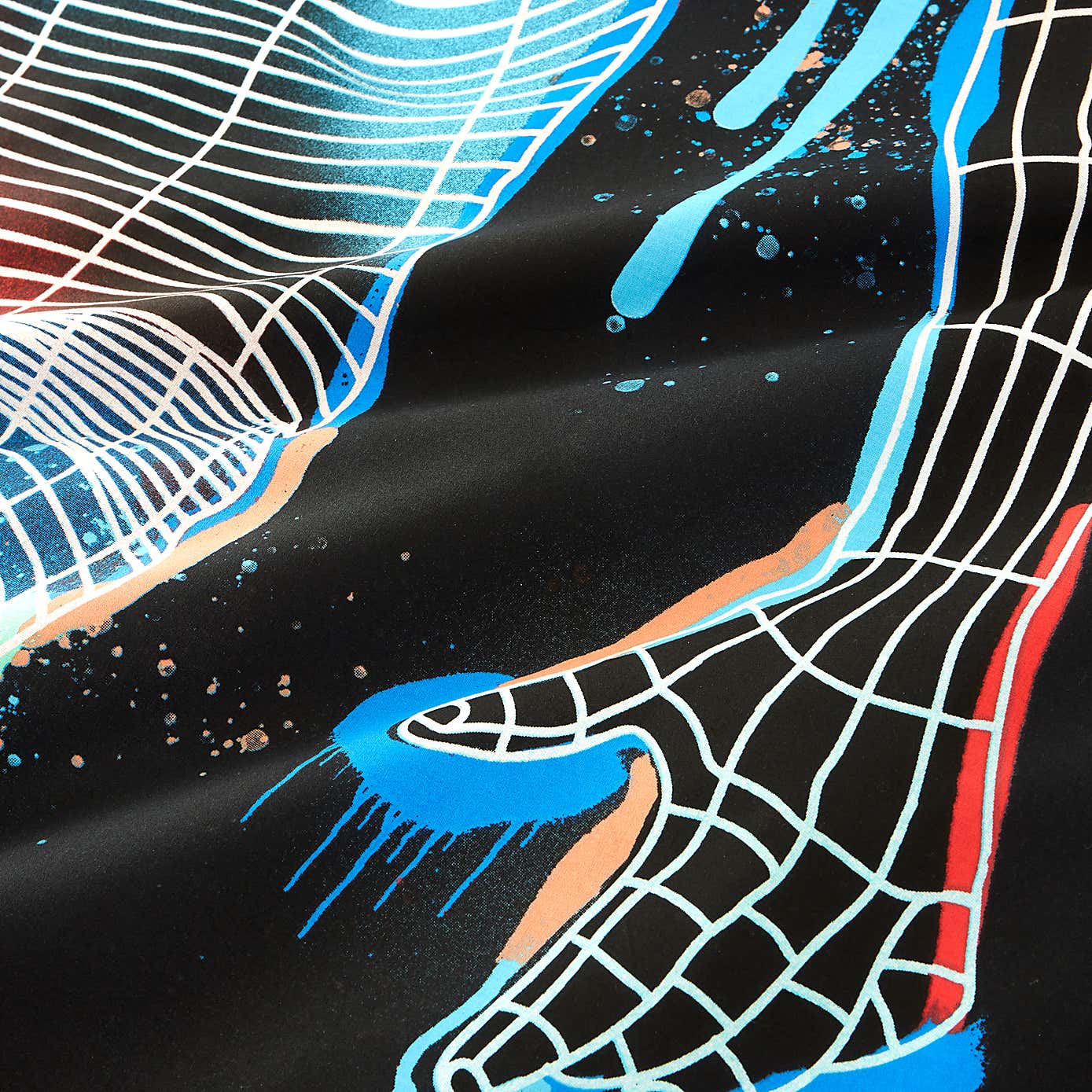 Football Graphic Boys Single Duvet Cover and Pillowcase Set