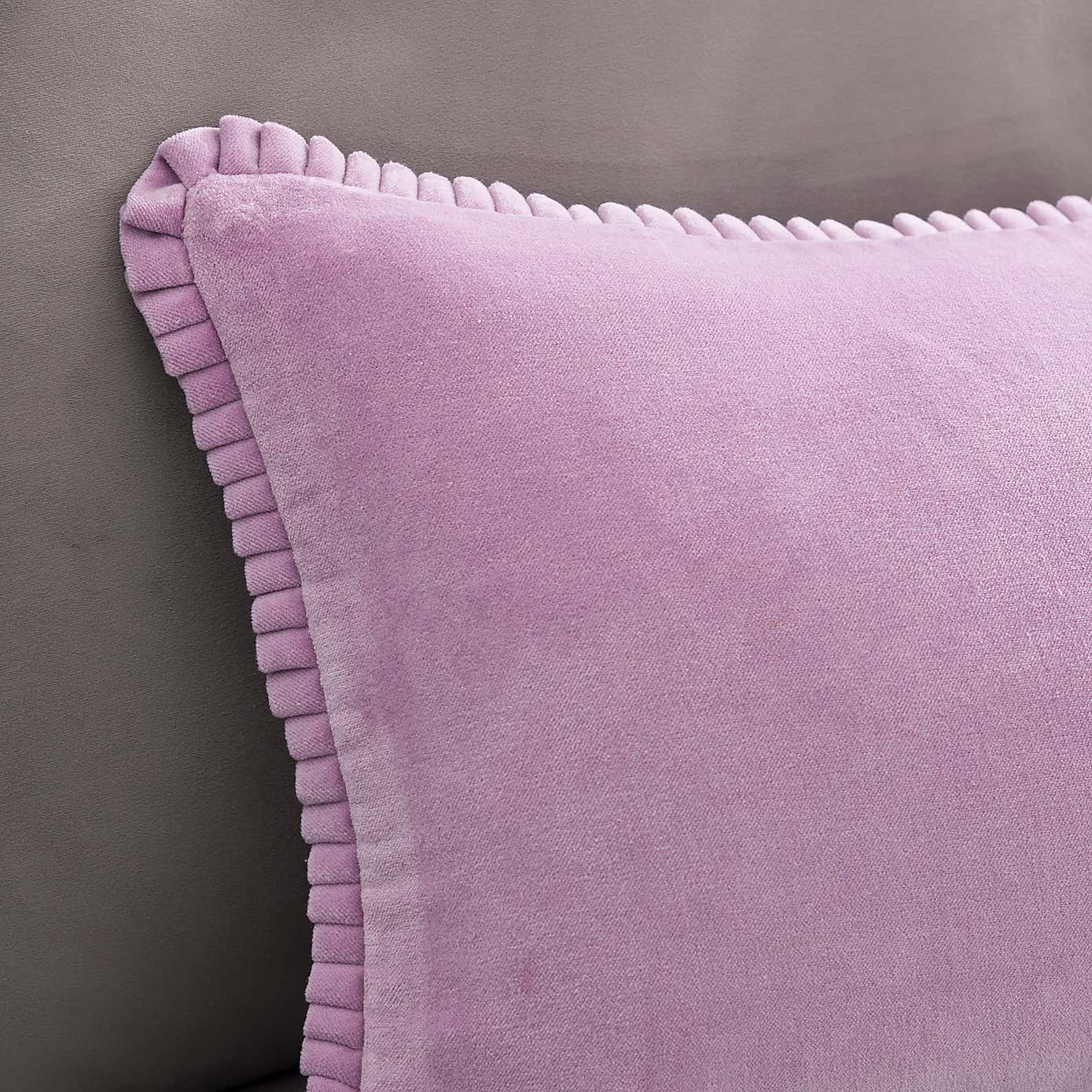 Clara Pleated Cotton Rectangle Cushion