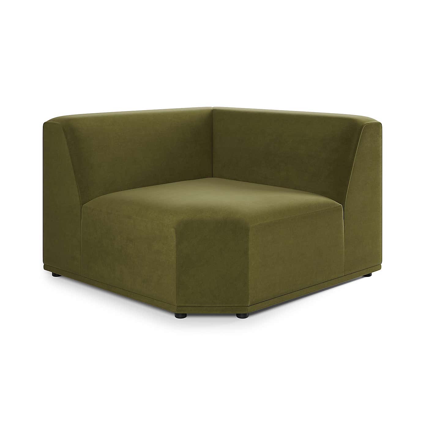 Modular Cruz Velvet Corner Seat