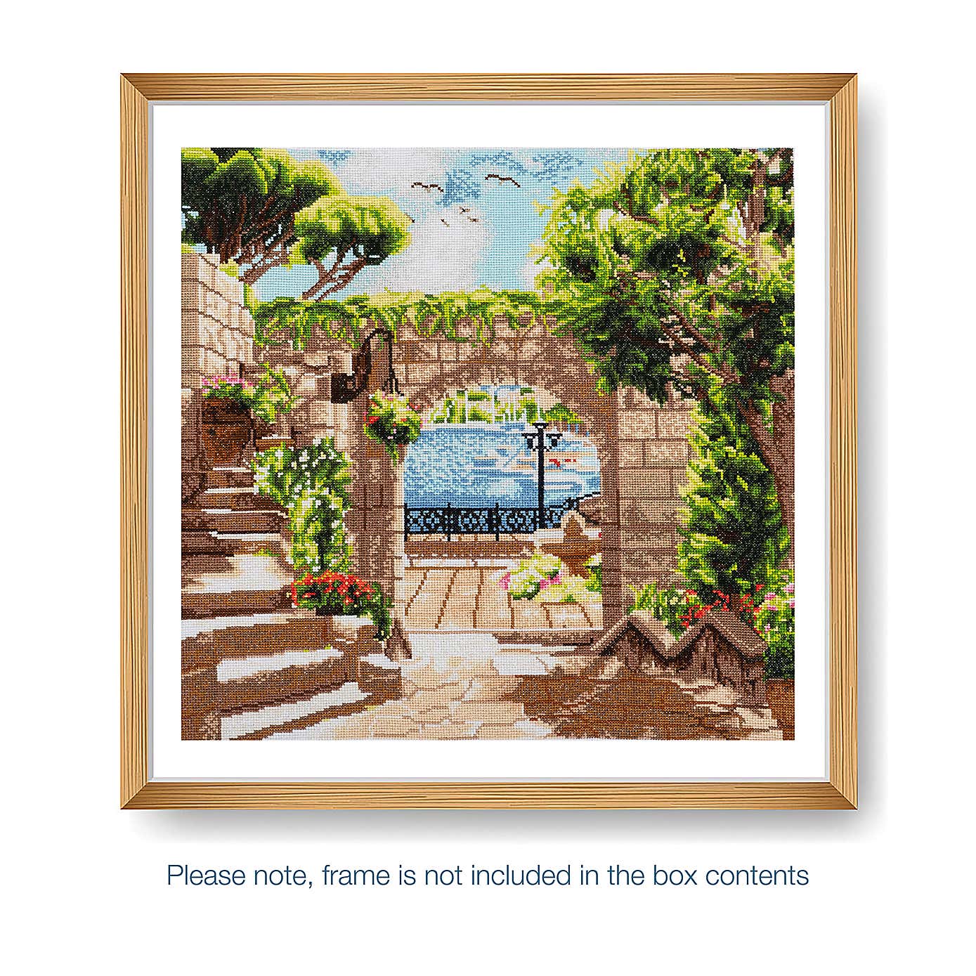 Cross Stitch Extra Large Harbour View